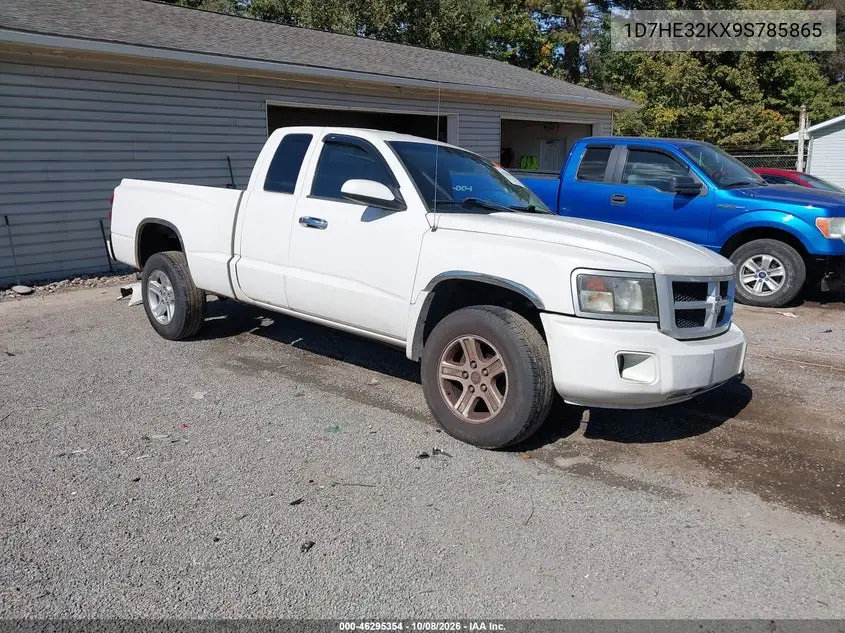 DODGE DAKOTA 2009, VIN 1D7HE32KX9S785865