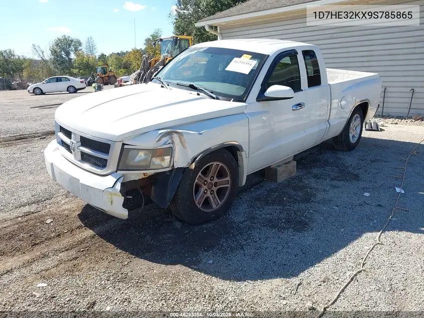 2009 DODGE DAKOTA VIN 1D7HE32KX9S785865 — фото 2