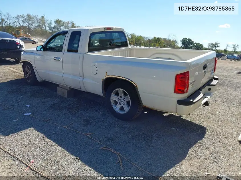 2009 DODGE DAKOTA VIN 1D7HE32KX9S785865 — фото 3