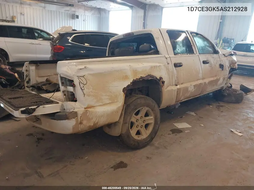 2010 DODGE DAKOTA VIN 1D7CE3GK5AS212928 — фото 4