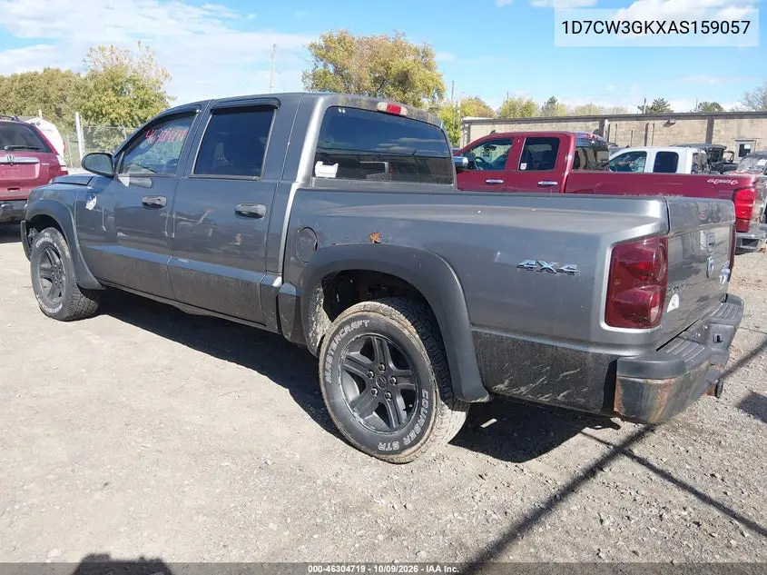 2010 DODGE DAKOTA VIN 1D7CW3GKXAS159057 — фото 3