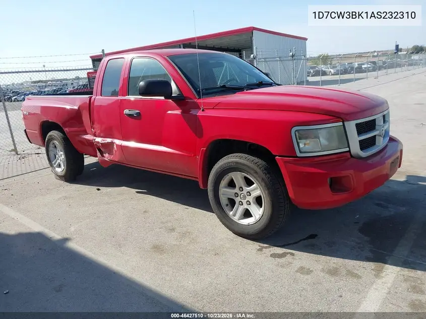 DODGE DAKOTA 2010, VIN 1D7CW3BK1AS232310