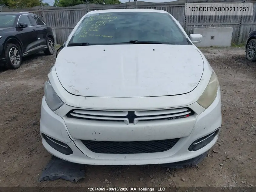 2013 DODGE DART VIN 1C3CDFBA8DD211251 — фото 12