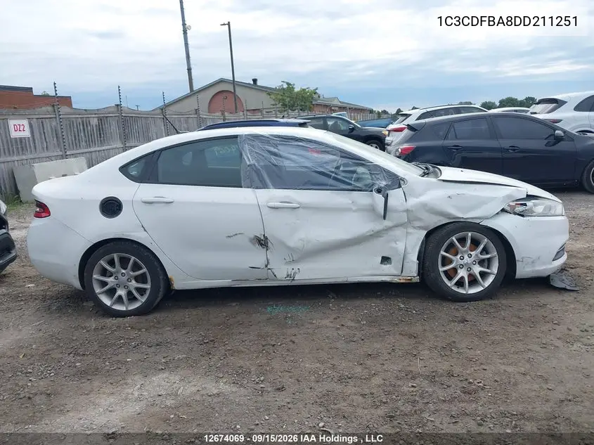 2013 DODGE DART VIN 1C3CDFBA8DD211251 — фото 13