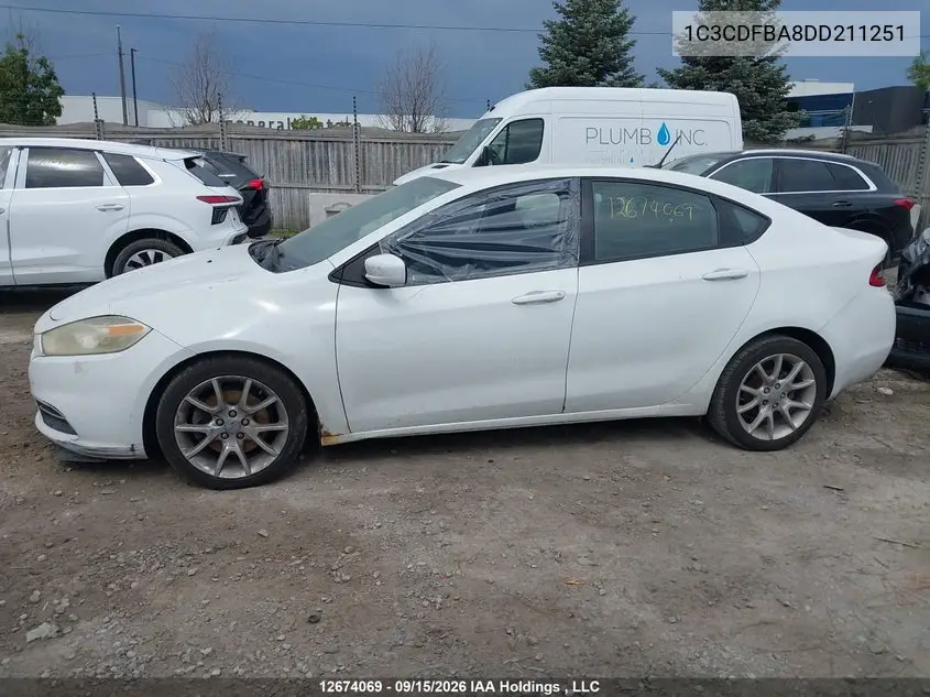 2013 DODGE DART VIN 1C3CDFBA8DD211251 — фото 14