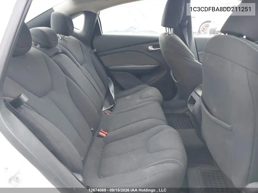 2013 DODGE DART VIN 1C3CDFBA8DD211251 — фото 8