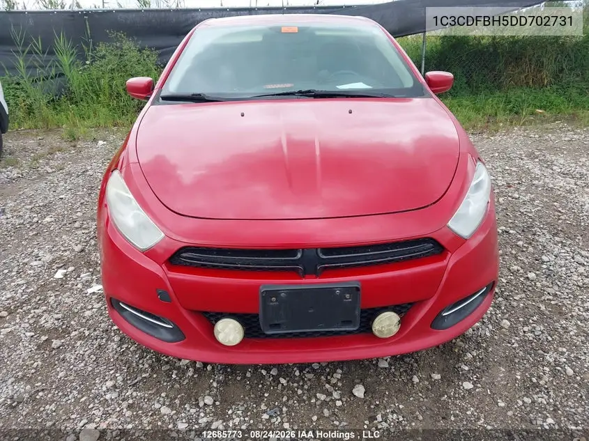 2013 DODGE DART VIN 1C3CDFBH5DD702731 — фото 11