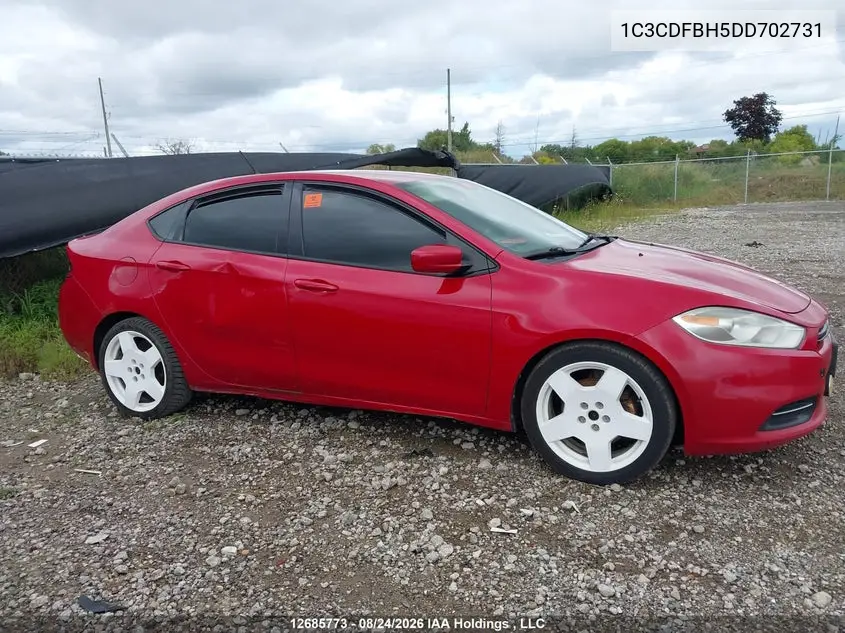 2013 DODGE DART VIN 1C3CDFBH5DD702731 — фото 12