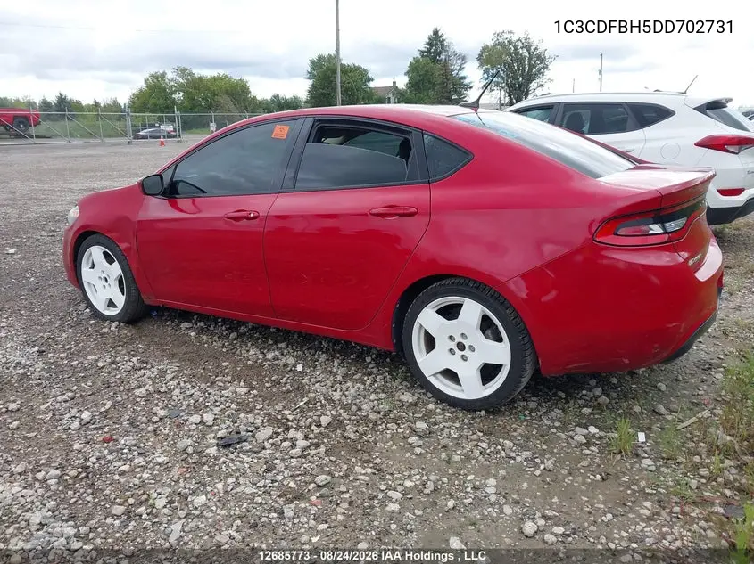 2013 DODGE DART VIN 1C3CDFBH5DD702731 — фото 13