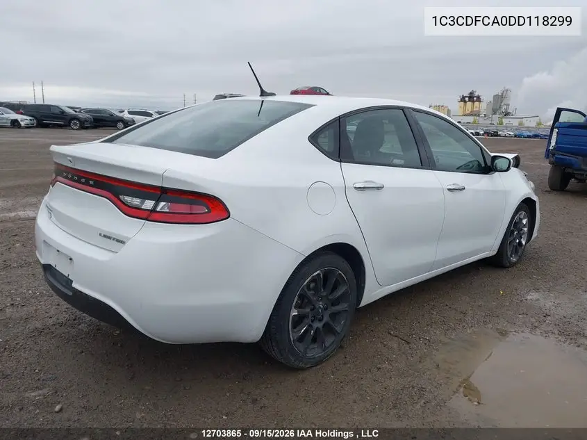 2013 DODGE DART VIN 1C3CDFCA0DD118299 — фото 4