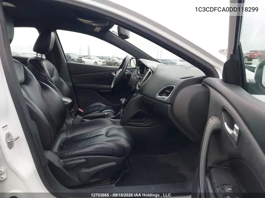 2013 DODGE DART VIN 1C3CDFCA0DD118299 — фото 5