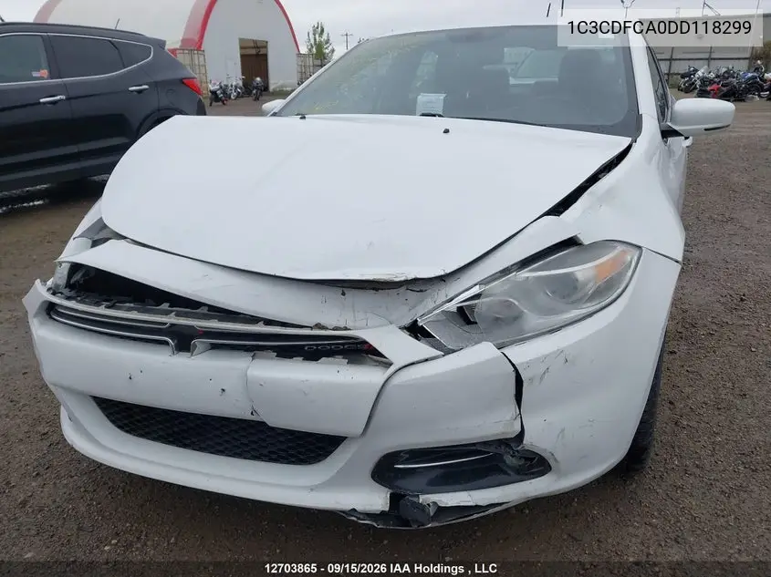 2013 DODGE DART VIN 1C3CDFCA0DD118299 — фото 6