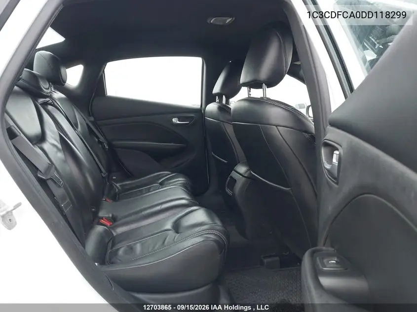 2013 DODGE DART VIN 1C3CDFCA0DD118299 — фото 8