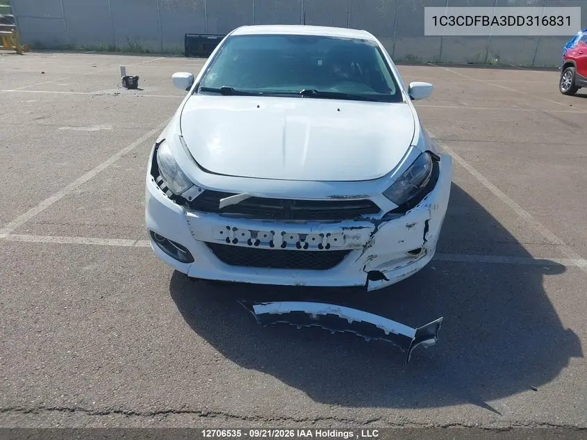 2013 DODGE DART VIN 1C3CDFBA3DD316831 — фото 12