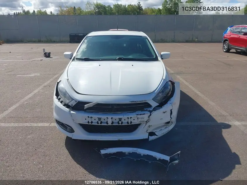 2013 DODGE DART VIN 1C3CDFBA3DD316831 — фото 13
