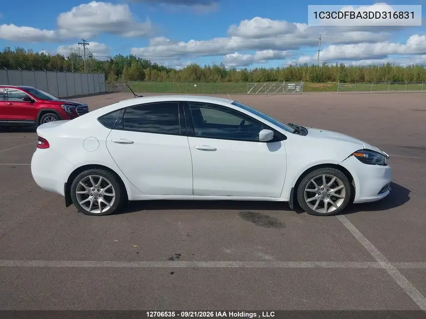 2013 DODGE DART VIN 1C3CDFBA3DD316831 — фото 14