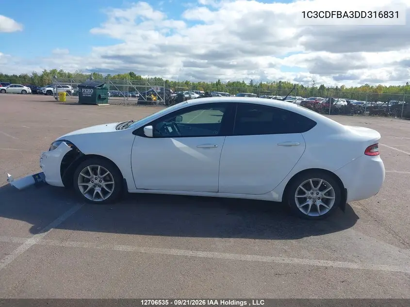 2013 DODGE DART VIN 1C3CDFBA3DD316831 — фото 15