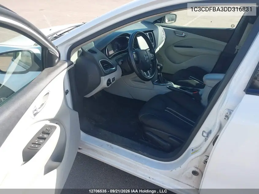 2013 DODGE DART VIN 1C3CDFBA3DD316831 — фото 20