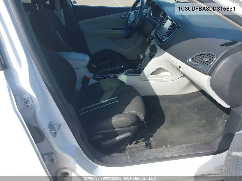 2013 DODGE DART VIN 1C3CDFBA3DD316831 — фото 5