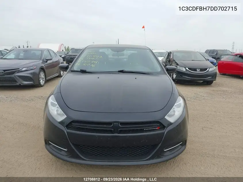 2013 DODGE DART VIN 1C3CDFBH7DD702715 — фото 12
