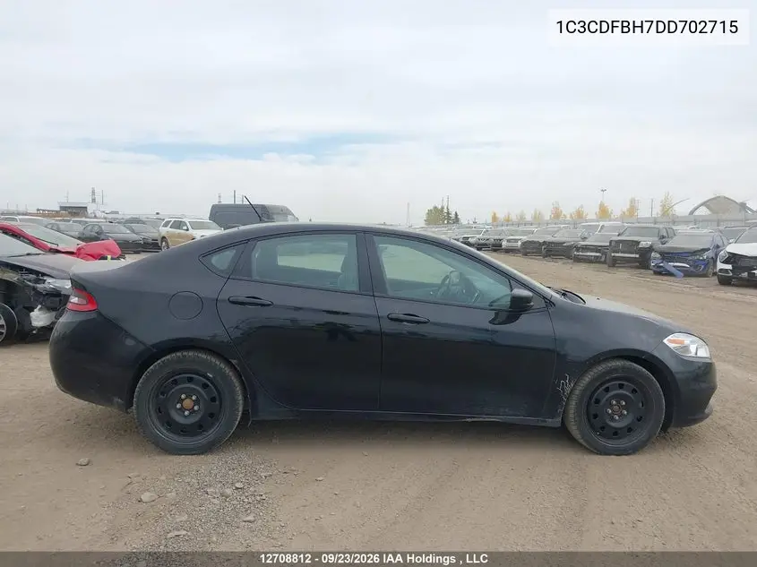 2013 DODGE DART VIN 1C3CDFBH7DD702715 — фото 13