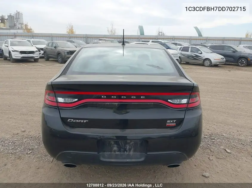 2013 DODGE DART VIN 1C3CDFBH7DD702715 — фото 16