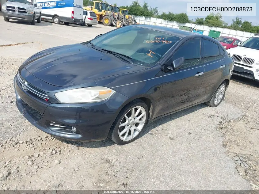 2013 DODGE DART VIN 1C3CDFCH0DD208873 — фото 2