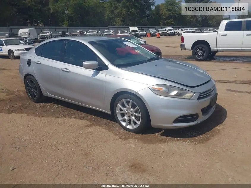 DODGE DART 2013, VIN 1C3CDFBA9DD118884