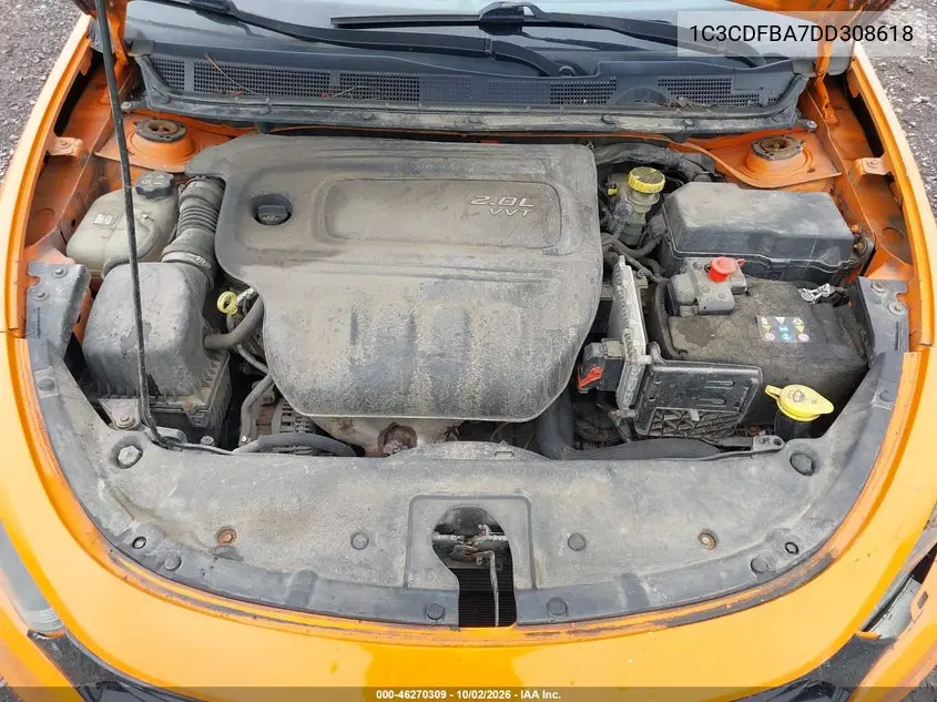 2013 DODGE DART VIN 1C3CDFBA7DD308618 — фото 10