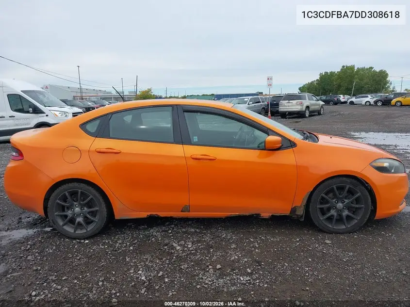 2013 DODGE DART VIN 1C3CDFBA7DD308618 — фото 14