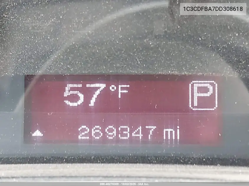2013 DODGE DART VIN 1C3CDFBA7DD308618 — фото 16