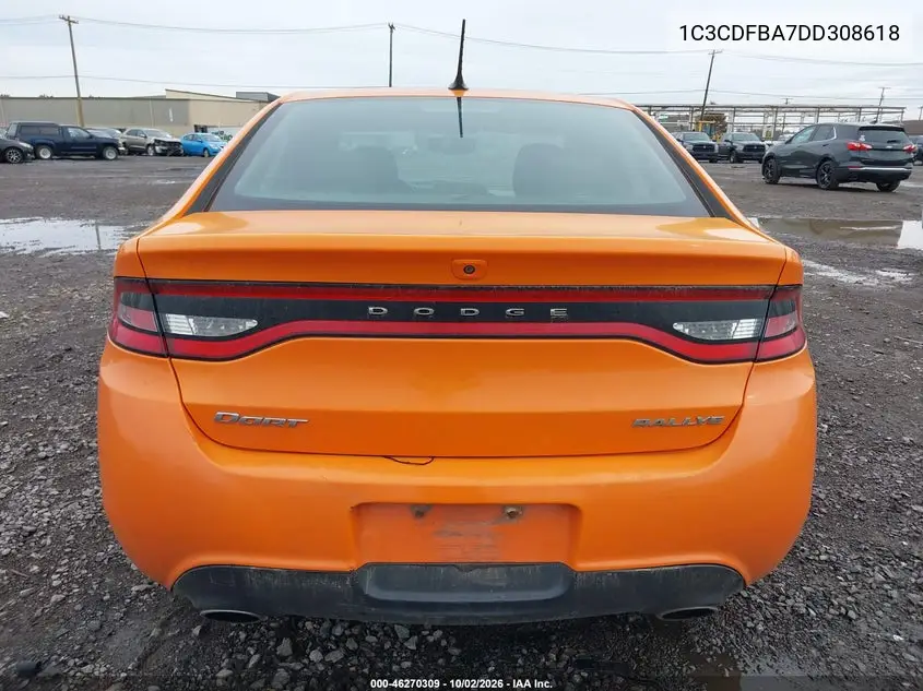 2013 DODGE DART VIN 1C3CDFBA7DD308618 — фото 17
