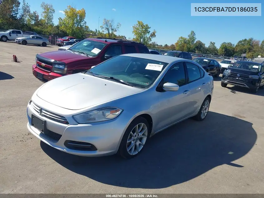2013 DODGE DART VIN 1C3CDFBA7DD186035 — фото 2