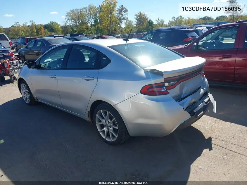 2013 DODGE DART VIN 1C3CDFBA7DD186035 — фото 3