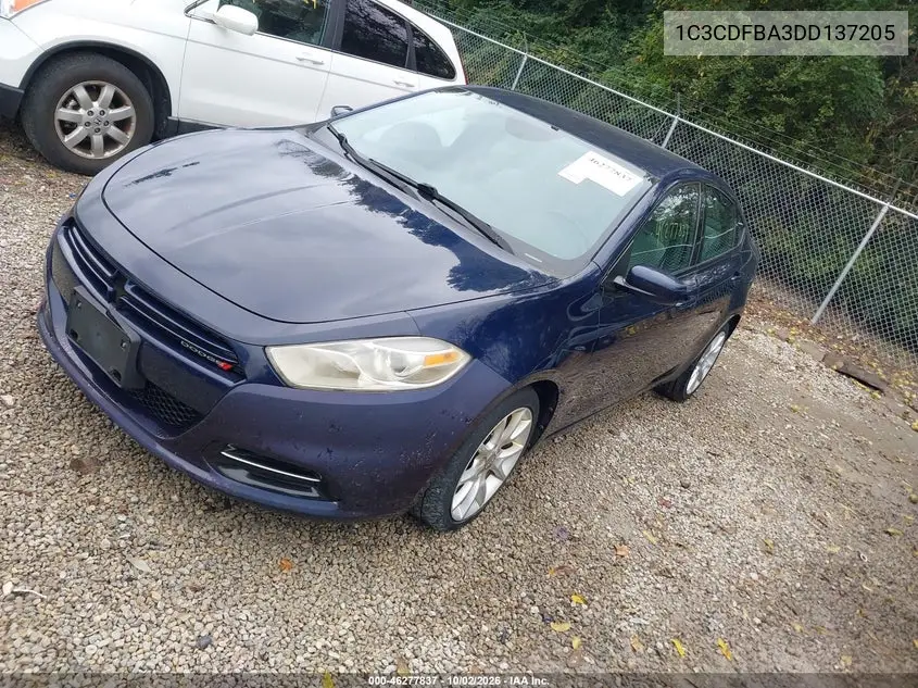 2013 DODGE DART VIN 1C3CDFBA3DD137205 — фото 2