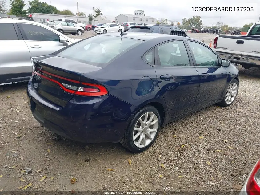 2013 DODGE DART VIN 1C3CDFBA3DD137205 — фото 4