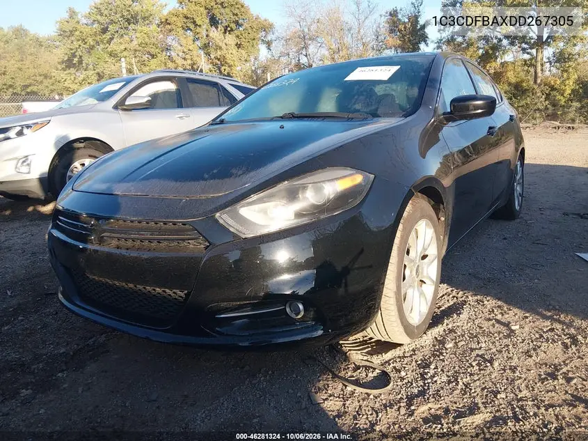 2013 DODGE DART VIN 1C3CDFBAXDD267305 — фото 2