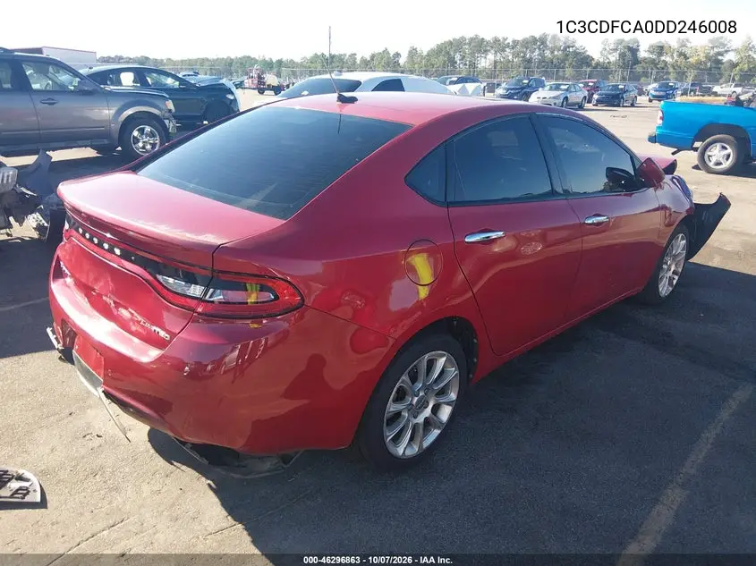 2013 DODGE DART VIN 1C3CDFCA0DD246008 — фото 4