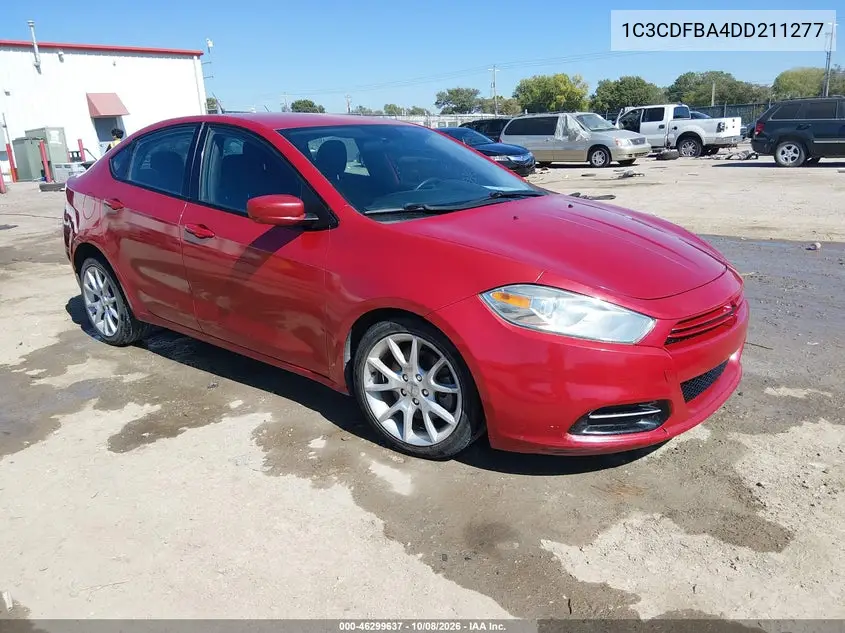 DODGE DART 2013, VIN 1C3CDFBA4DD211277