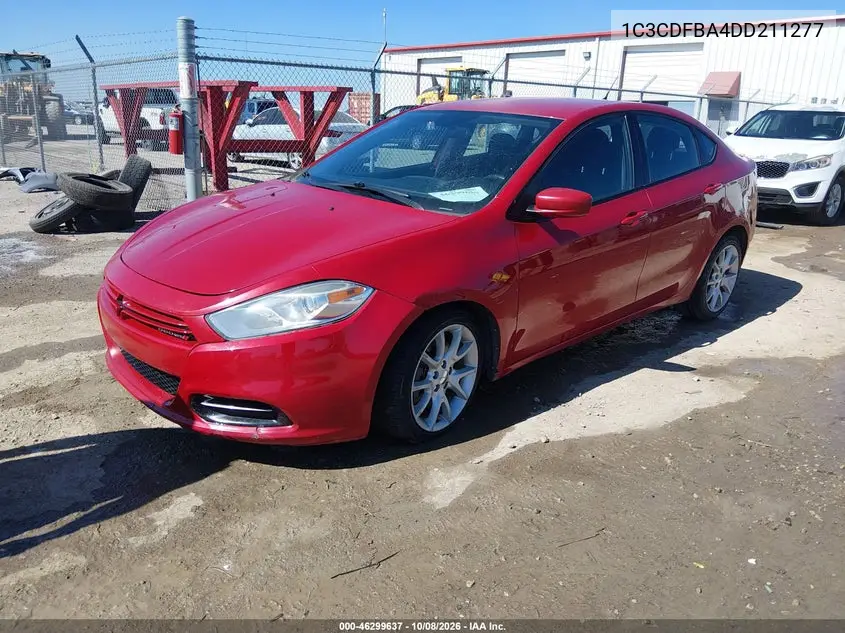 2013 DODGE DART VIN 1C3CDFBA4DD211277 — фото 2