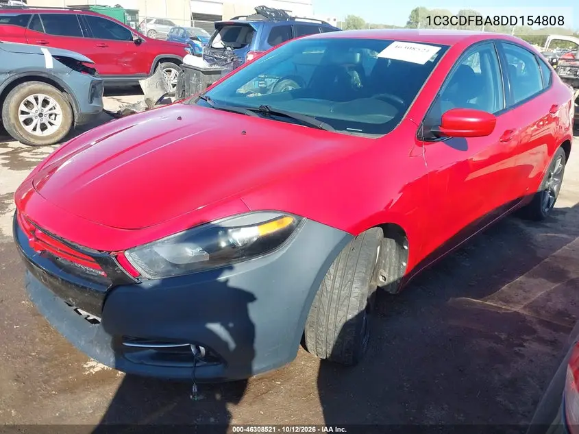 2013 DODGE DART VIN 1C3CDFBA8DD154808 — фото 2