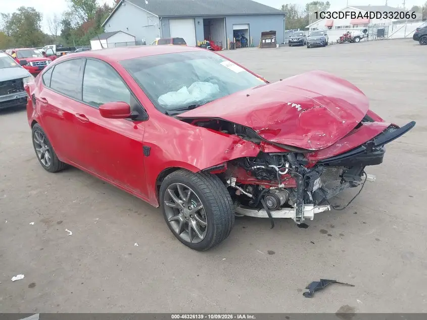 DODGE DART 2013, VIN 1C3CDFBA4DD332066