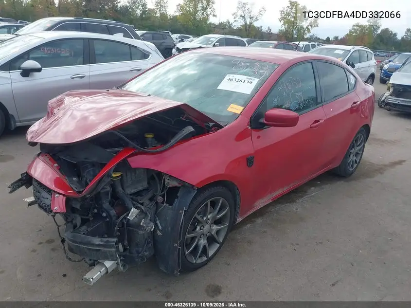 2013 DODGE DART VIN 1C3CDFBA4DD332066 — фото 2