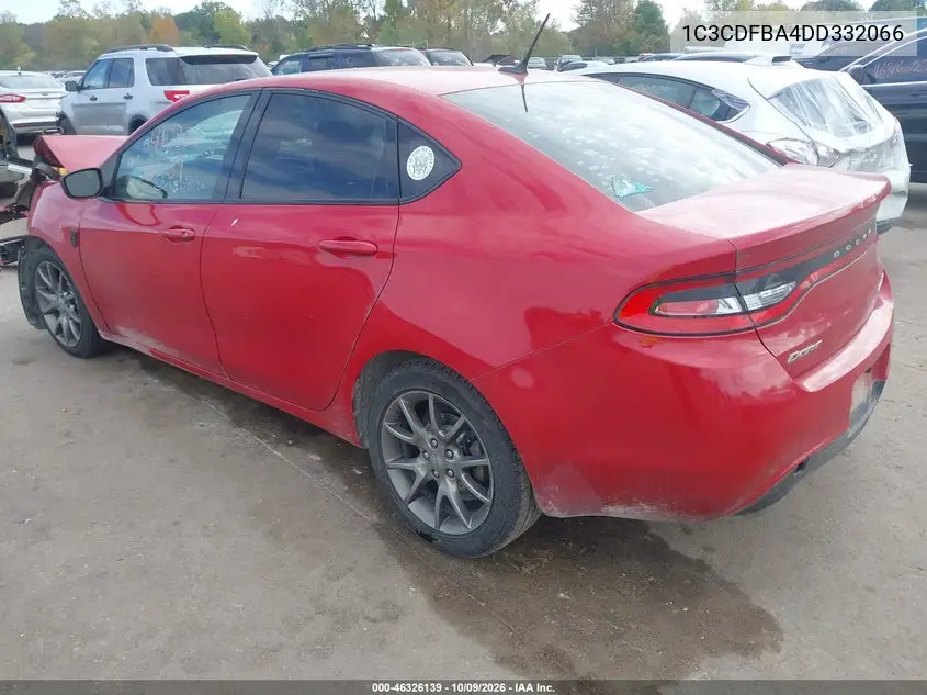 2013 DODGE DART VIN 1C3CDFBA4DD332066 — фото 3