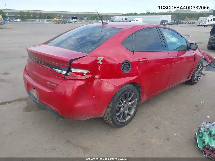 2013 DODGE DART VIN 1C3CDFBA4DD332066 — фото 4