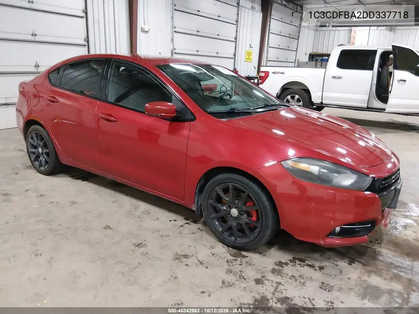 DODGE DART 2013, VIN 1C3CDFBA2DD337718