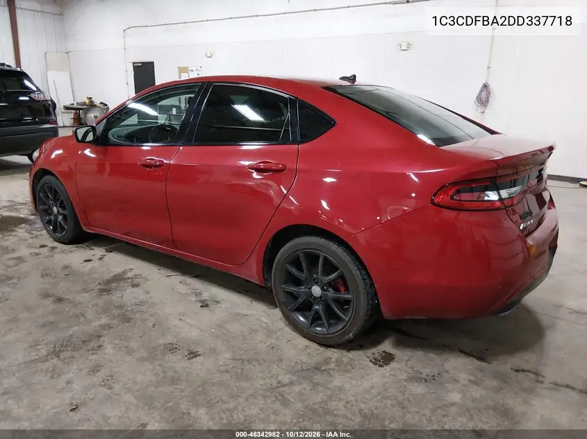 2013 DODGE DART VIN 1C3CDFBA2DD337718 — фото 3
