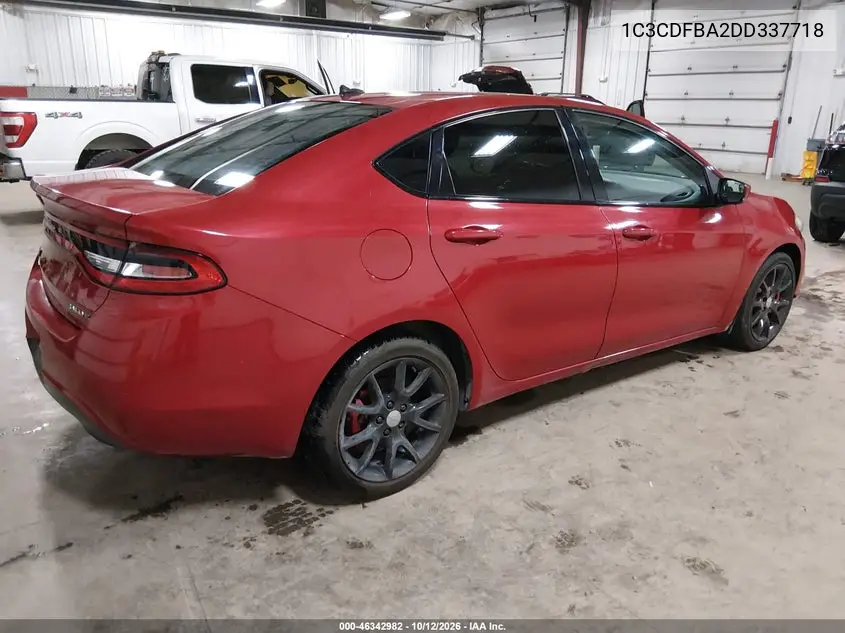2013 DODGE DART VIN 1C3CDFBA2DD337718 — фото 4