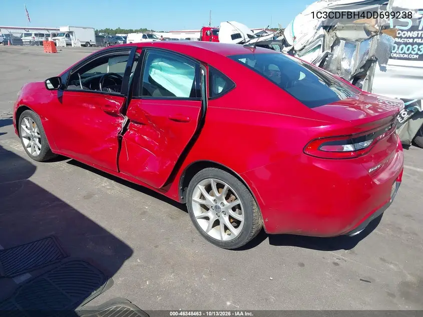 2013 DODGE DART VIN 1C3CDFBH4DD699238 — фото 3
