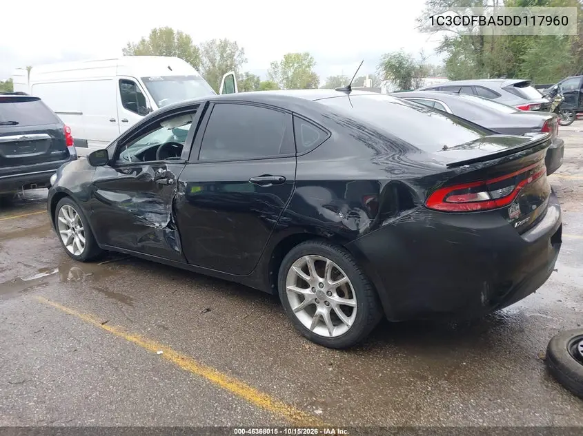 2013 DODGE DART VIN 1C3CDFBA5DD117960 — фото 3